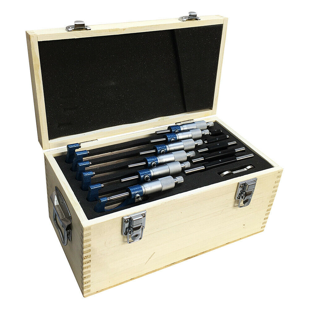 Inspec Mechanical micrometer set with heat shield 0-150mm x.01mm 102-66-00