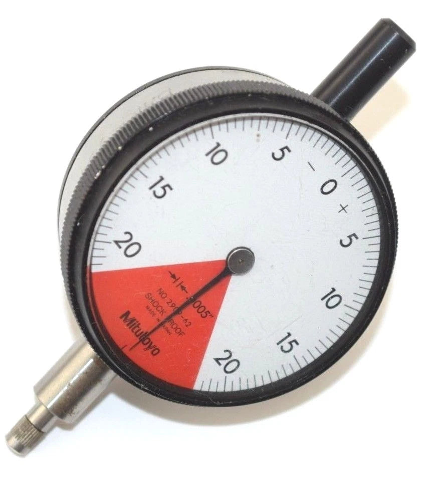 Mitutoyo 2906 Dial Gauge 0-.125" range, Grad .0005"