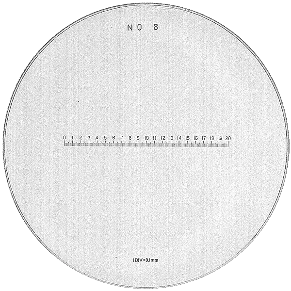854-7003 optical comparators with 5 reticles 10X, 25mm