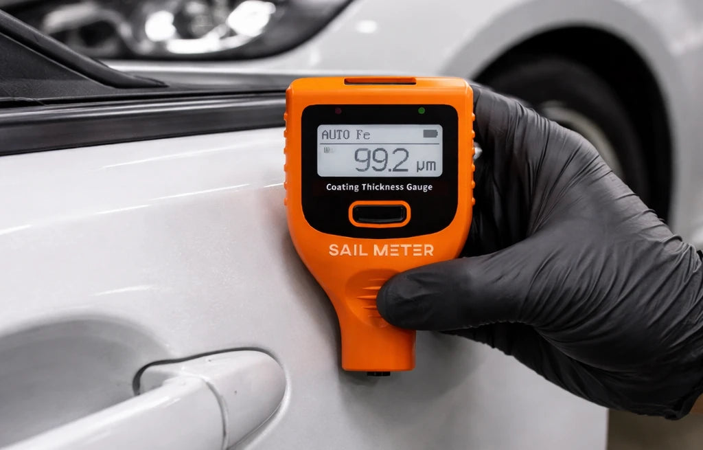 EC-570P Paint Film Thickness Tester MFE/NFE Coating Thickness Gauge 0-3000µ Accuracy 2%