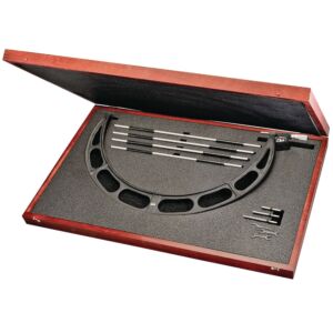 Starrett 224MDRLZ 300 - 400 mm x 0.01 mm Mechanical outside micrometer - Interchangeable anvil