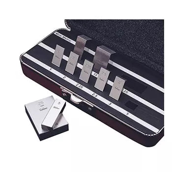 STARRETT RS9.MA1 Grade 0, 1mm thru 25mm Size, 9 Piece, Steel Material Rectangular Gauge Block Set