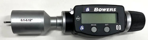 Bowers XT Digital Micrometer With Bluetooth 0.1-0.12"/2.5-3mm XTD2i-BT