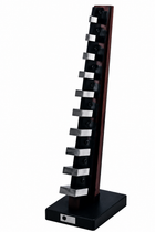 MMI-8 Micrometer Checker on a stand Metric Metric 8-pieces set 3.1, 6.5, 9.7, 12.5, 15.8, 19.0, 21.9 & 25.0 mm