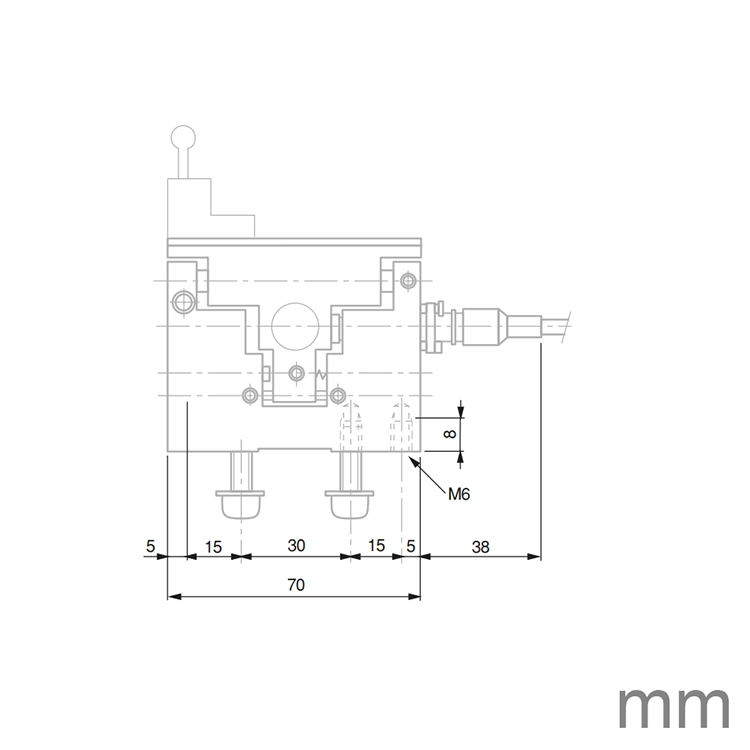 TESA 03230049 FMS130 Probe ± 2.9mm 2N