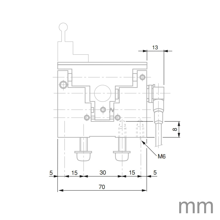 TESA 03230050 FMS132 Probe ± 2.9mm 2N