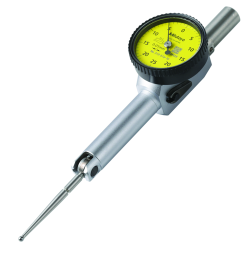 Dial Test Indicator, Pocket Type 0.5mm, 0.01mm, D=8 mm Stem 513-514-10E