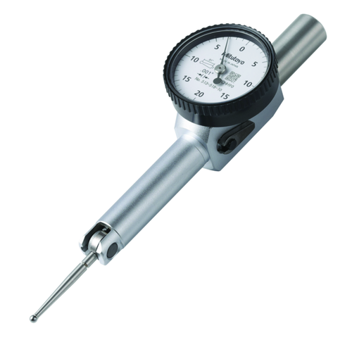 Dial Test Indicator, Pocket Type 0.04", 0.001", D=9.52mm Stem 513-518-10E