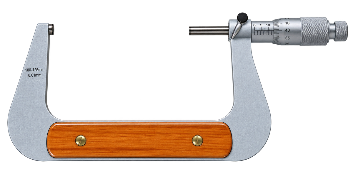 Metric Analogue Outside Micrometer 175-200mm  Resolution .01mm Code 17520 manufactured in Italy (Copy)