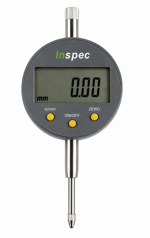 Inspec Digital Indicator 215-031-12-01 Range:12.5mm/5" Resolution:.01mm/.0005" SPC Output: No (Copy)