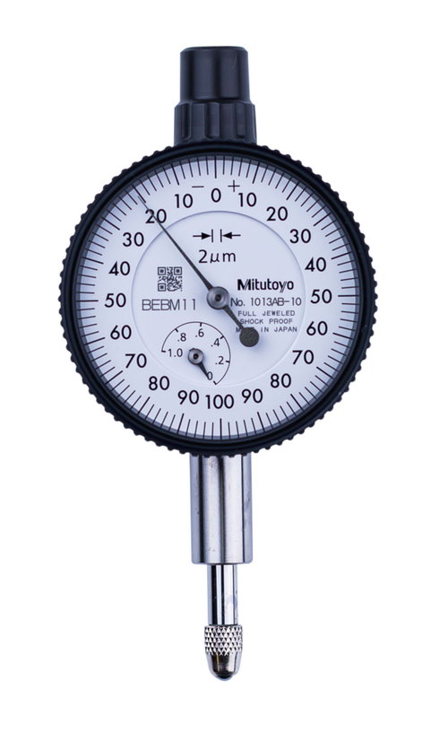 Dial Gauge, Lug Back, ISO Type Jewelled Bearing, 1mm, 0,002mm 1013S-10