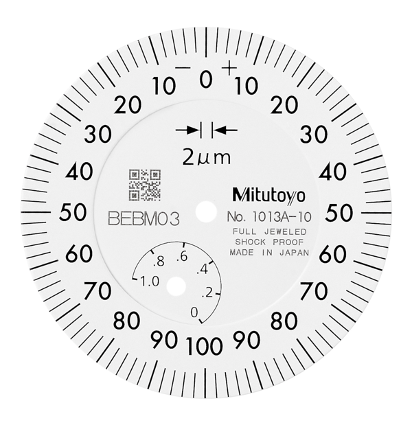 Dial Gauge, Lug Back, ISO Type 3,5mm, 0,01mm 1040A