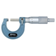 Mitutoyo Metric Analogue Outside Micrometer 0-25mm, Ratchet Stop 103-137