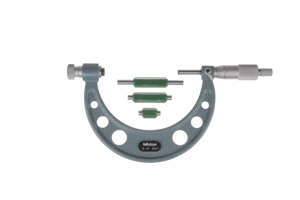 Mitutoyo Outside Micrometer Interchangeable Anvil 0-4" 104-149