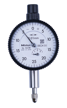 Dial Gauge, Lug Back, ISO Type 3,5mm, 0,01mm 1041S