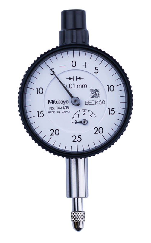Dial Gauge, Lug Back, ISO Type 3,5mm, 0,01mm 1041A