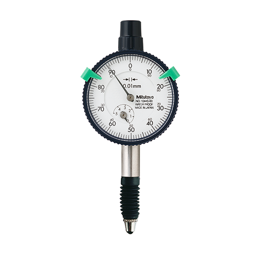 Mitutoyo 1044SB-60 (0.01mm) Flat Back Dial Indicator IP63 5mm