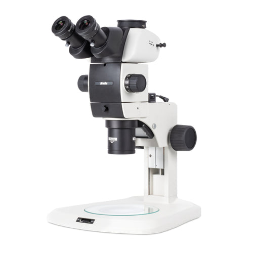 Motic SM7TR-TLED APO1X Trinocular Plan Achromat Microscope  8X-56X with 10x Eyepiece Part no. 1100201800051 30º inclined opaque samples