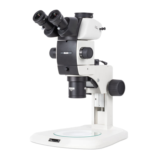 Motic SM7TR-TLED APO1X Trinocular Plan Achromat Microscope  8X-56X with 10x Eyepiece Part no. 1100201800051 30º inclined opaque samples