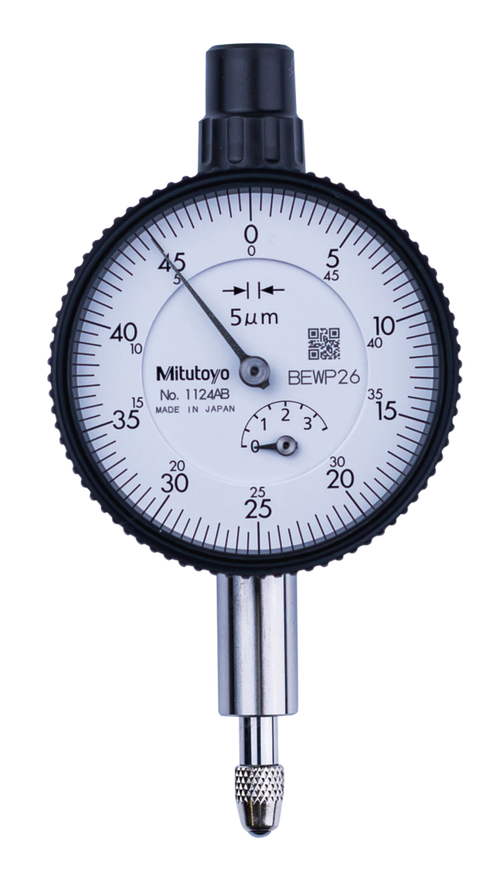 Dial Gauge, Lug Back, ISO Type 3,5mm, 0,005mm 1124S