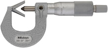 Mitutoyo 3 Flute V-Anvil Micrometer 0,05-0,6" 114-163