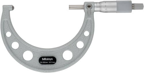 Tube Micrometer, Spherical Anvil 75-100mm 115-118