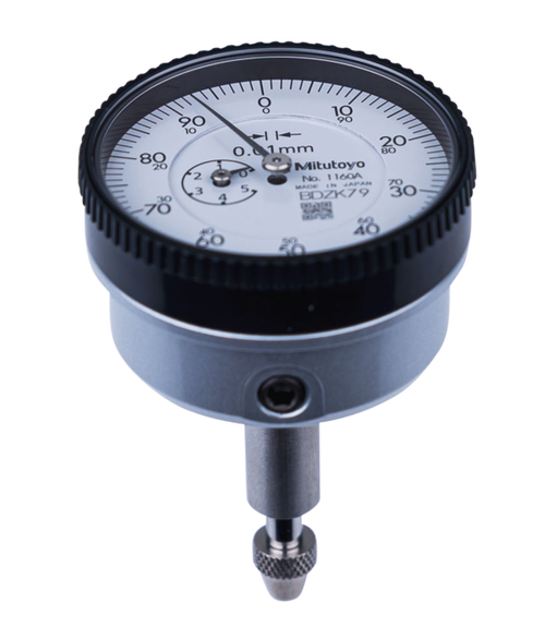 Dial Gauge, ISO Type Back Plunger Design, 5mm, 0,01mm 1160A