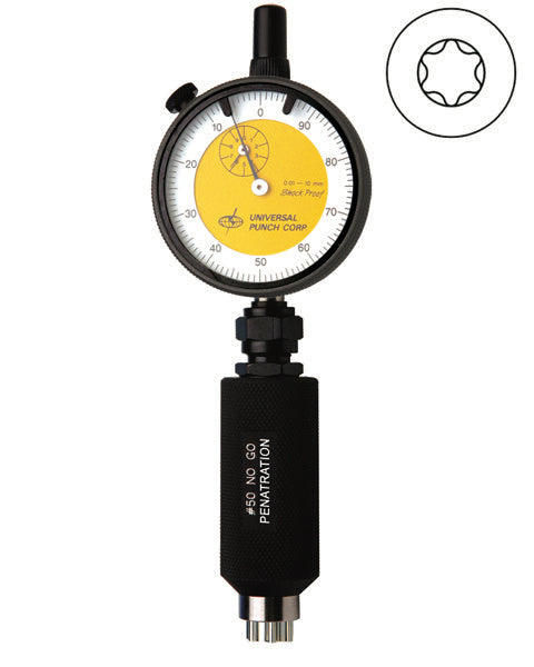 Universal Punch #1180 6-Lobe (TX) Penetration Gauge