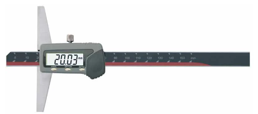 Depth Scale Inspec Digital Depth Gauge 0-150mm/0-6