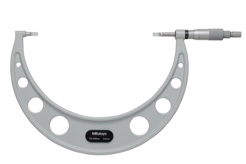 Mitutoyo Blade Micrometer, Hardened Steel Blade 175-200mm, 0,75mm, Blade 122-108-10