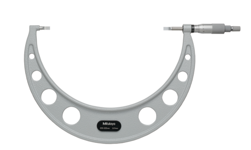 Mitutoyo Blade Micrometer, Hardened Steel Blade 200-225mm, 0,75mm Blade 122-109-10