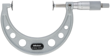 Mitutoyo Disc Micrometer, Hardened Steel Disks 75-100mm, Disk=20mm 123-104