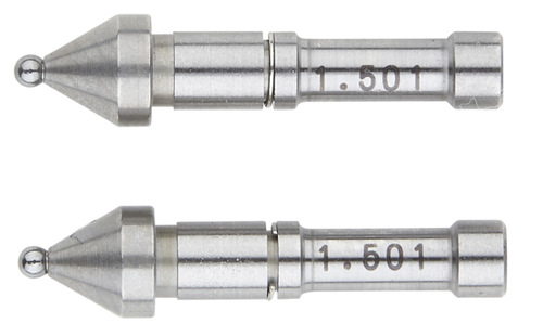 Interchangeable Ball Anvil/Spindle Tip 1.5mm 124-821