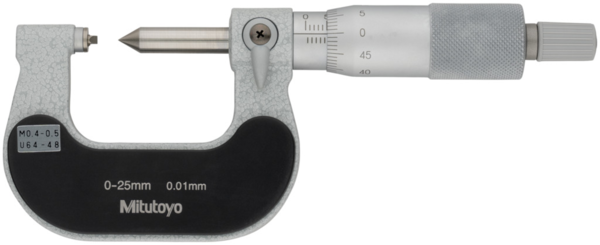 Screw Thread Micrometer 75-100mm, 5.5-7mm/8-5TPI  125-120