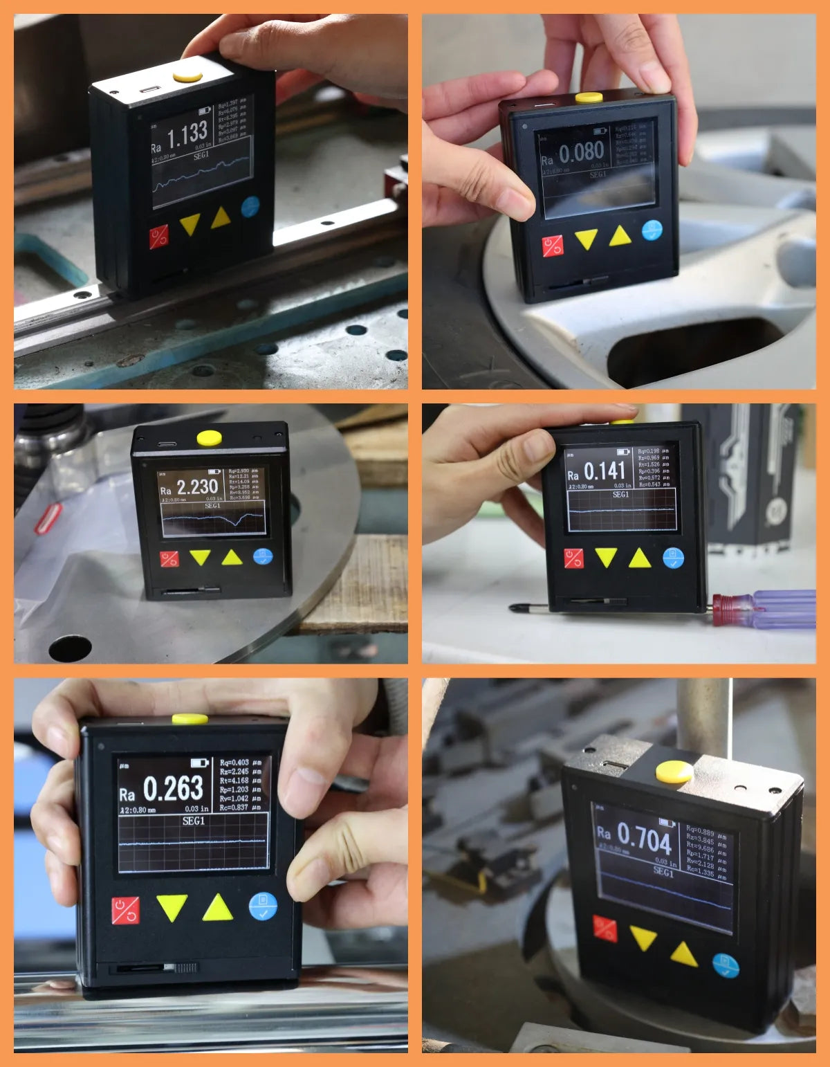 ART120 Digital roughness tester Black colour