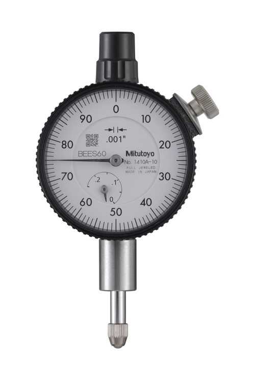 Dial Gauge, Lug Back, ANSI/AGD Type Jewelled Bearing, 0,25", 0,001" 1410A-10