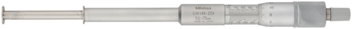 Mitutoyo Groove Micrometer, Non-Rotating Spindle 25-50mm, 12.7mm Flange 146-223