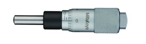 Micrometer Head, Short Thimble Type 0-0,25", 0,001", Flat, with Clamp Nut 148-352-10