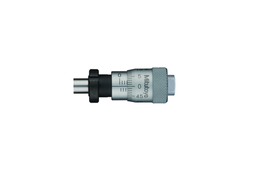Micrometer Head, Short Thimble Type 0-6,5mm, 0,01mm, Flat, with Clamp Nut 148-302-10