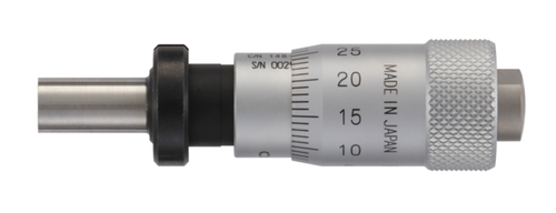 Micrometer Head, Short Thimble Type 0-13mm, 0,01mm, Flat, with Clamp Nut 148-308-10