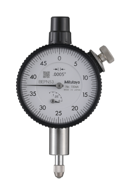 Dial Gauge, Lug Back, ANSI/AGD Type 0,125", 0,0005" 1506A