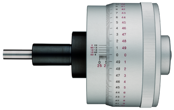 Micrometer Head Non-rotating Spindle 0-1", Thimble 85,5mm, 0,00001" 153-302