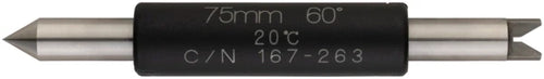Setting Standard Screw Thread Micrometer 60°, Length: 75mm 167-263