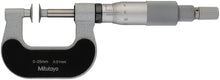 Mitutoyo Disc Micrometer, Non-Rotating Spindle, 0-25mm, Full Faced, D=14,3mm 169-101-10