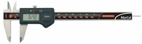 MarCal Digital Caliper 4103061 16 EWR  Round Depth Rod 0-6"/150mm With Thumb Roller