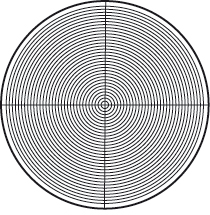 Reticle for TM Concentric Circles (4 mm, P=0,05 mm) 176-111