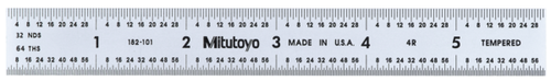 Steel Rule, Wide Rigid Rule 6" 182-101