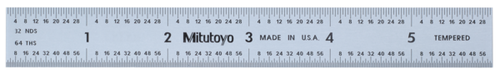 Steel Rule, Wide Rigid Rule 6" 182-104