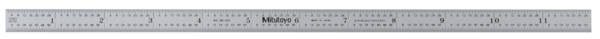 Steel Rule, Fully-Flexible Rule 300mm/12", Metric/Inch 182-225