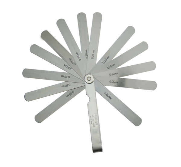 Thickness/Feeler Gauge 0,05-1mm, 13 Leaves, 100mm Blade 184-305S